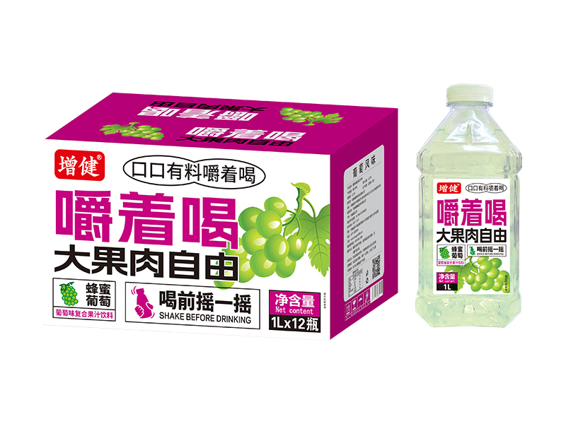 果肉哆哆果肉果汁1升装（蜂蜜葡萄）